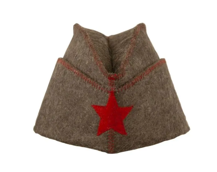 

Шапка для бани Банная линия Пилотка onesize серый, Пилотка