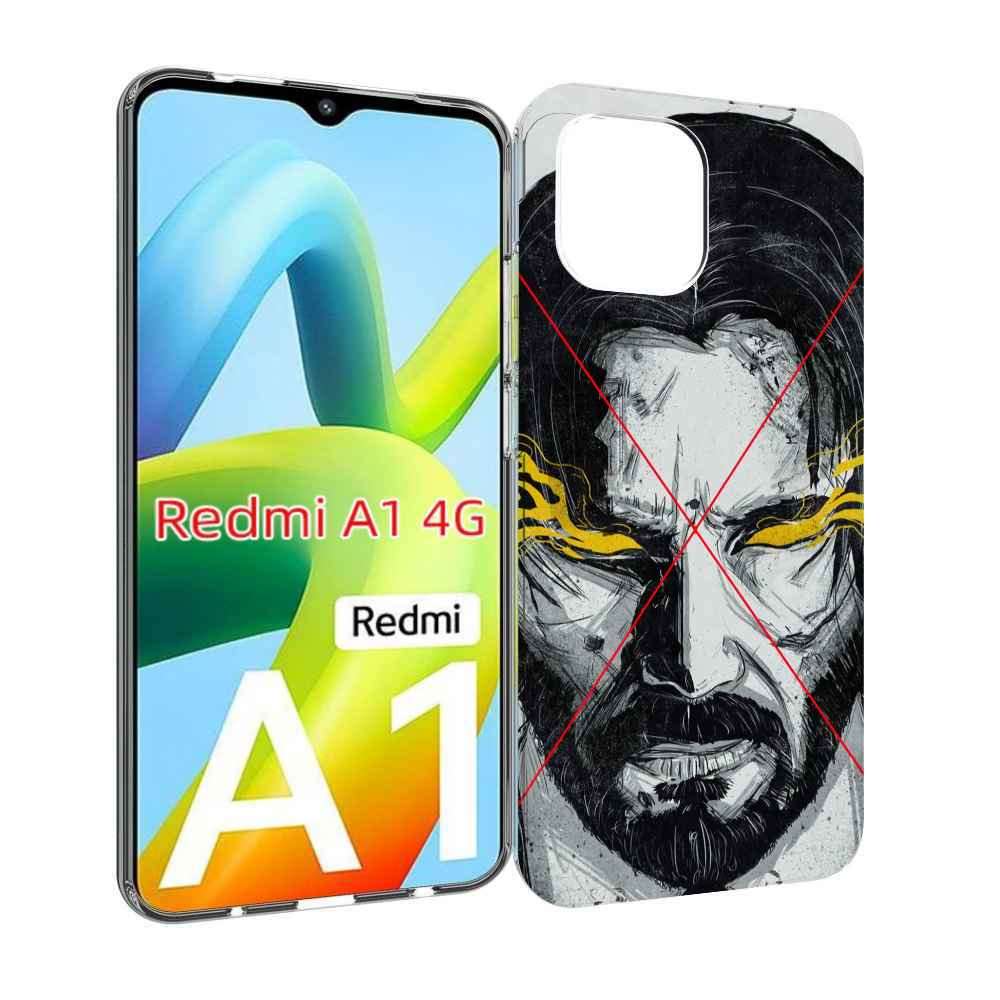 

Чехол MyPads Джон-Уик для Xiaomi Redmi A1, Прозрачный, Tocco