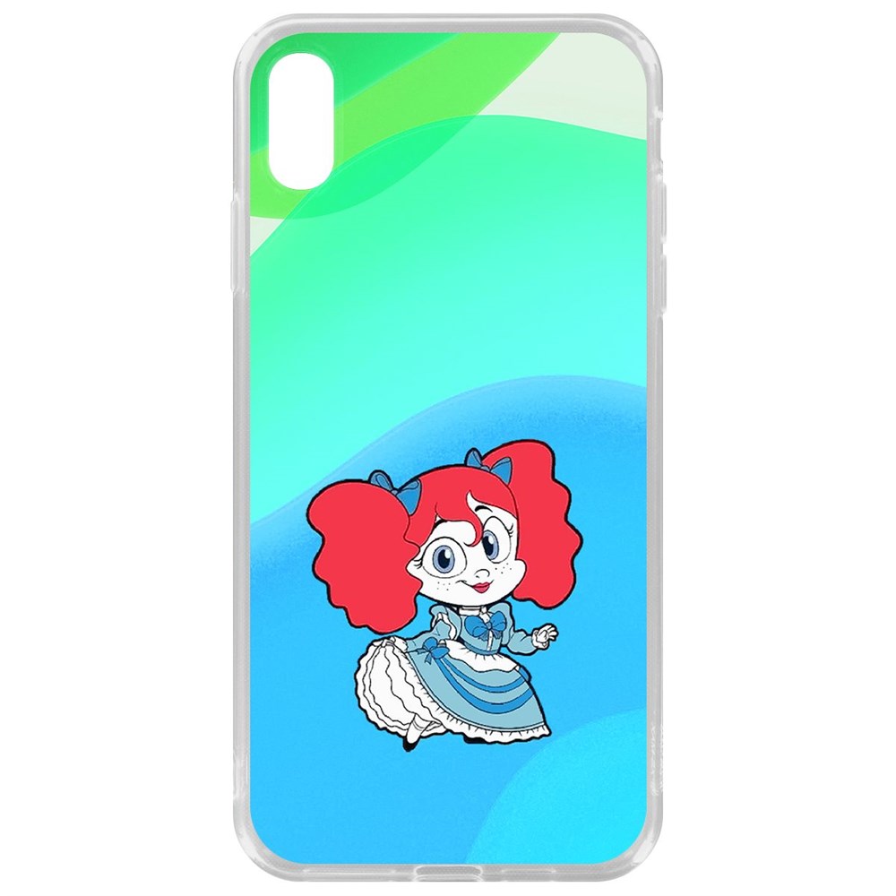 

Чехол-накладка Krutoff Clear Case Хаги Ваги - Кукла Поппи для iPhone XS Max, Прозрачный