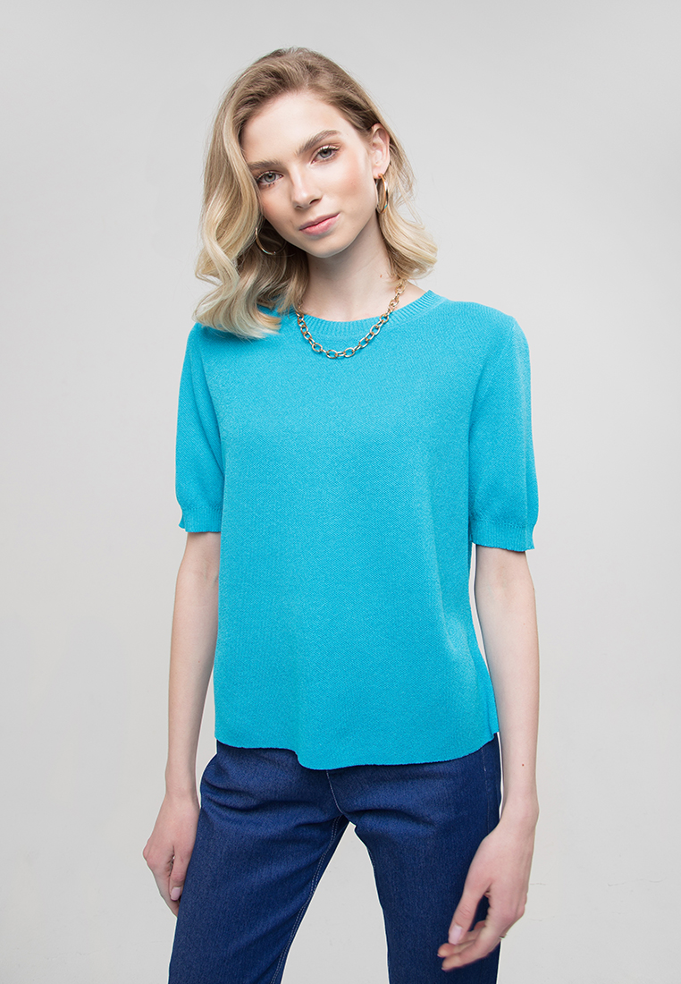 

Джемпер женский Fors ТФ3 голубой 42 RU, ТФ3