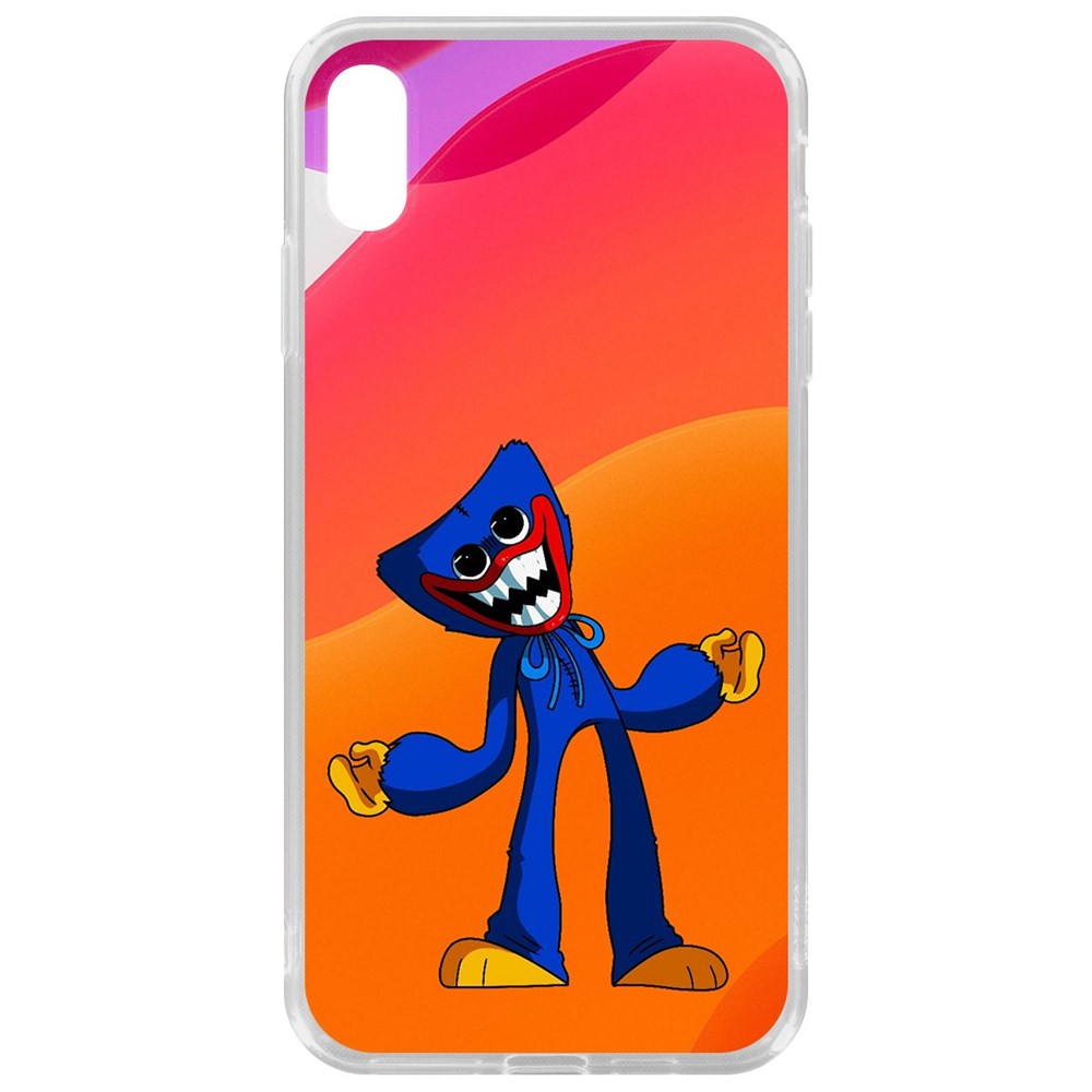 

Чехол-накладка Krutoff Clear Case Хаги Ваги для iPhone XS Max, Прозрачный