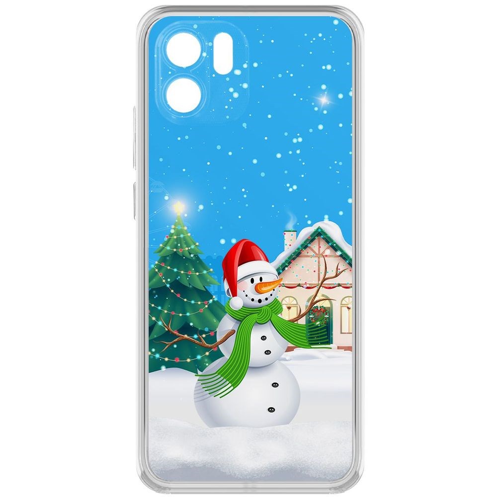 

Чехол-накладка Кейс Снеговик для Xiaomi Redmi A1