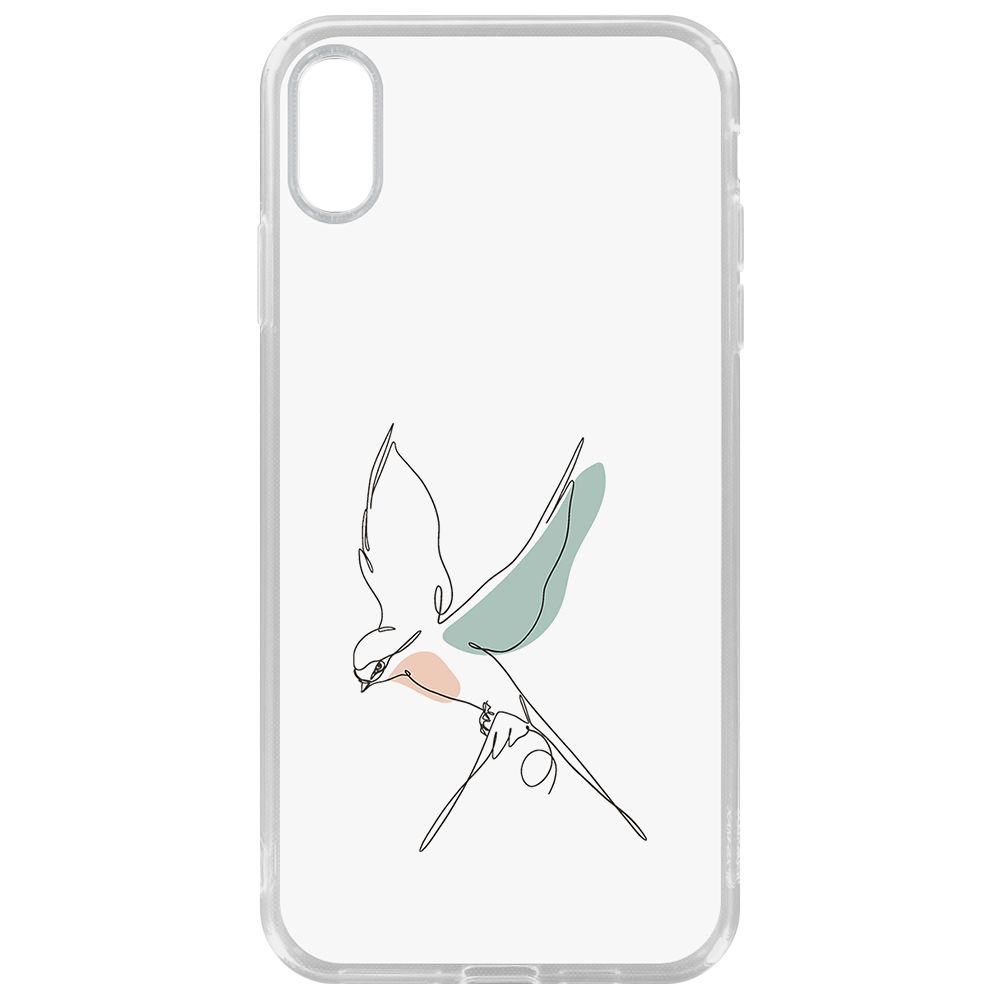 

Чехол-накладка Krutoff Clear Case Полет для iPhone XS Max, Прозрачный
