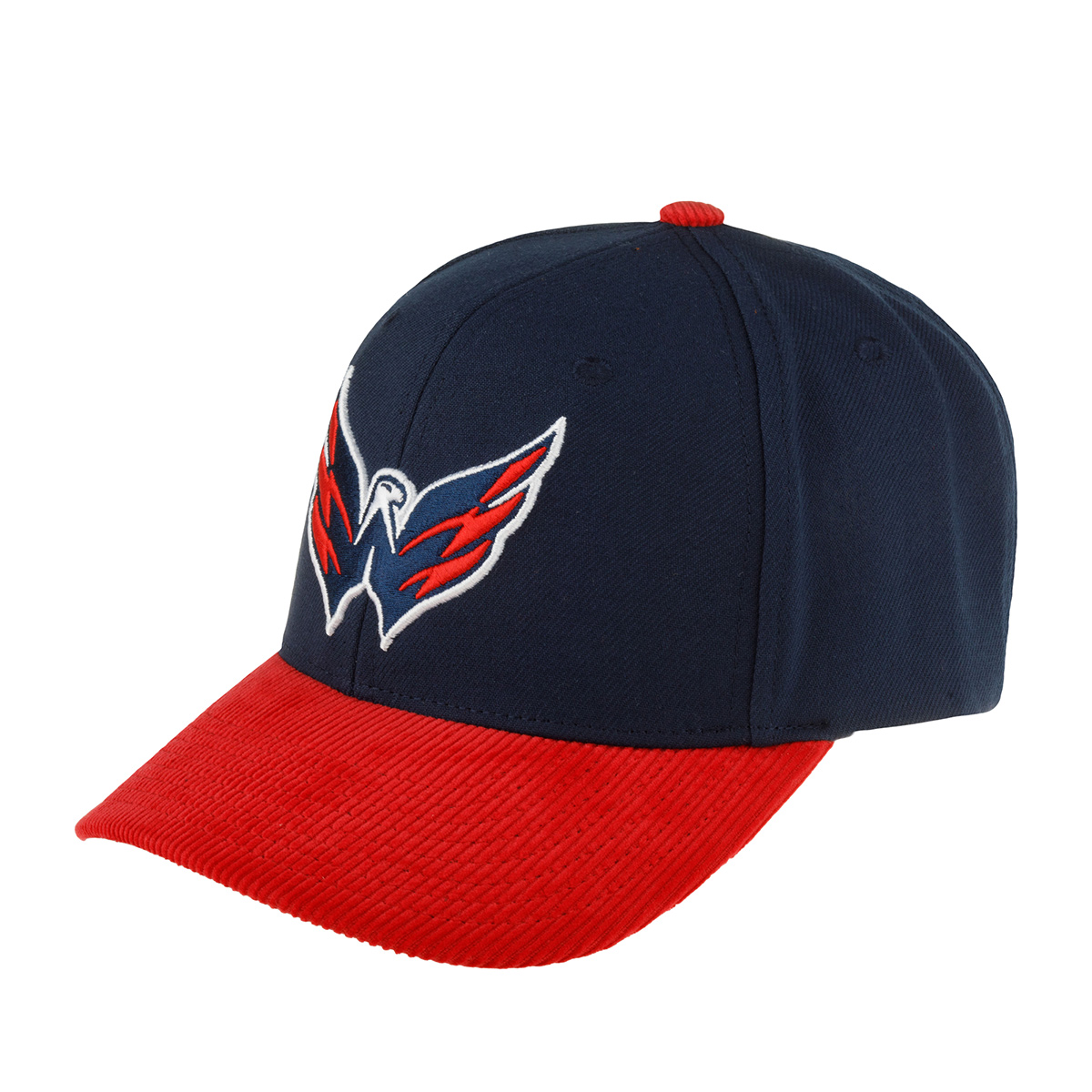 

Бейсболка унисекс Mitchell & Ness HP7974-WCA Washington темно-синяя/красная, Синий, HP7974-WCA Washington Capitals NHL