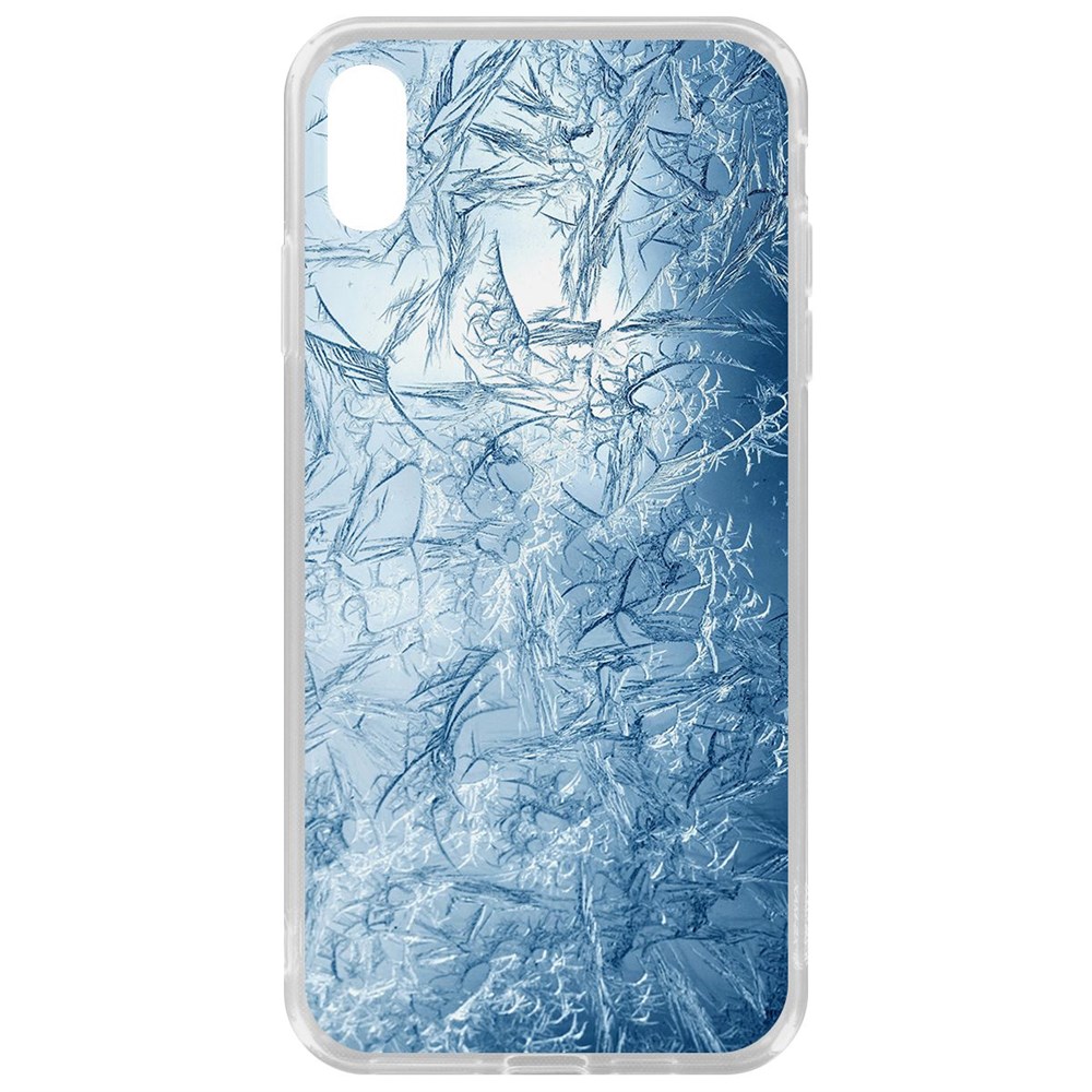 

Чехол-накладка Krutoff Clear Case Лед для iPhone XS Max, Прозрачный