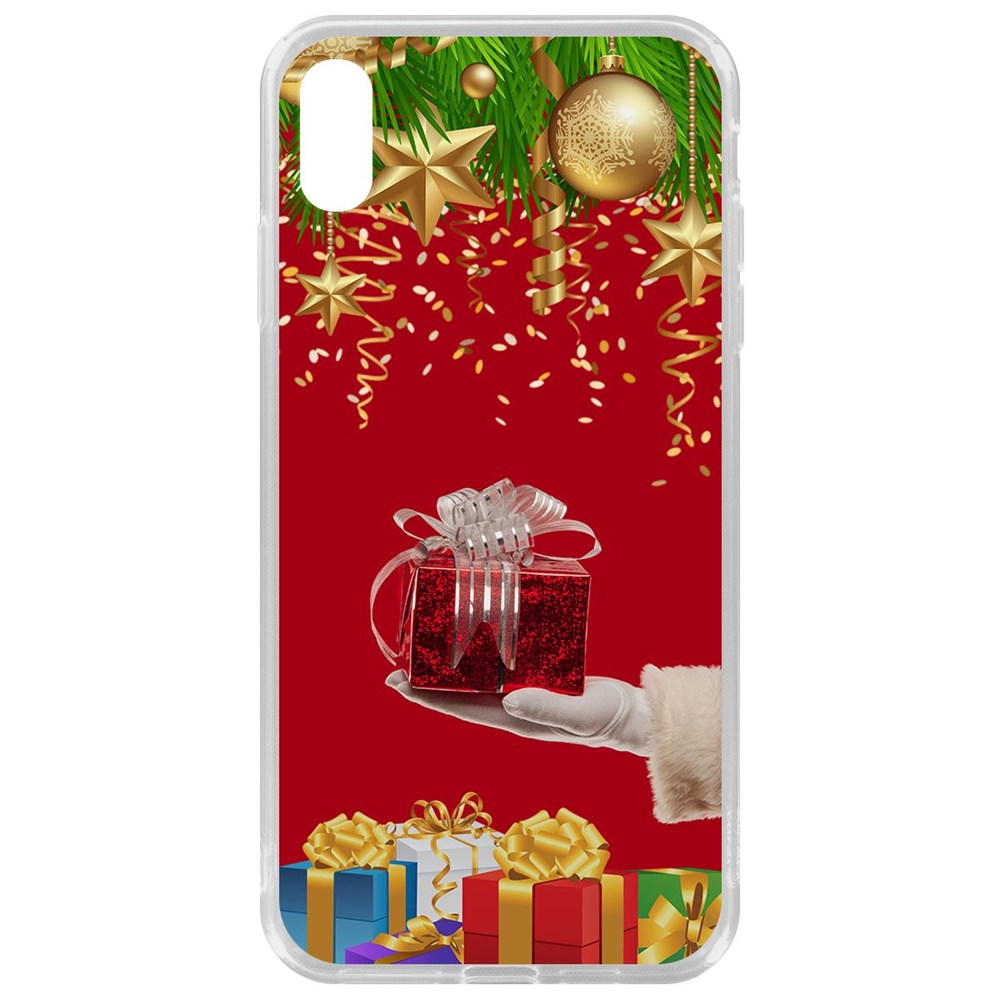 

Чехол-накладка Krutoff Clear Case Подарки для iPhone XS Max