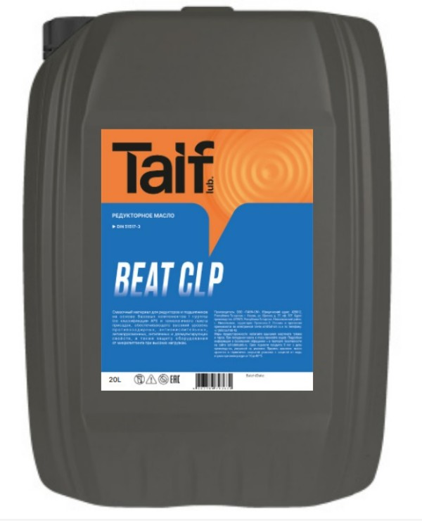 фото Taif трансмиссионное масло taif beat clp 220 20л 213228