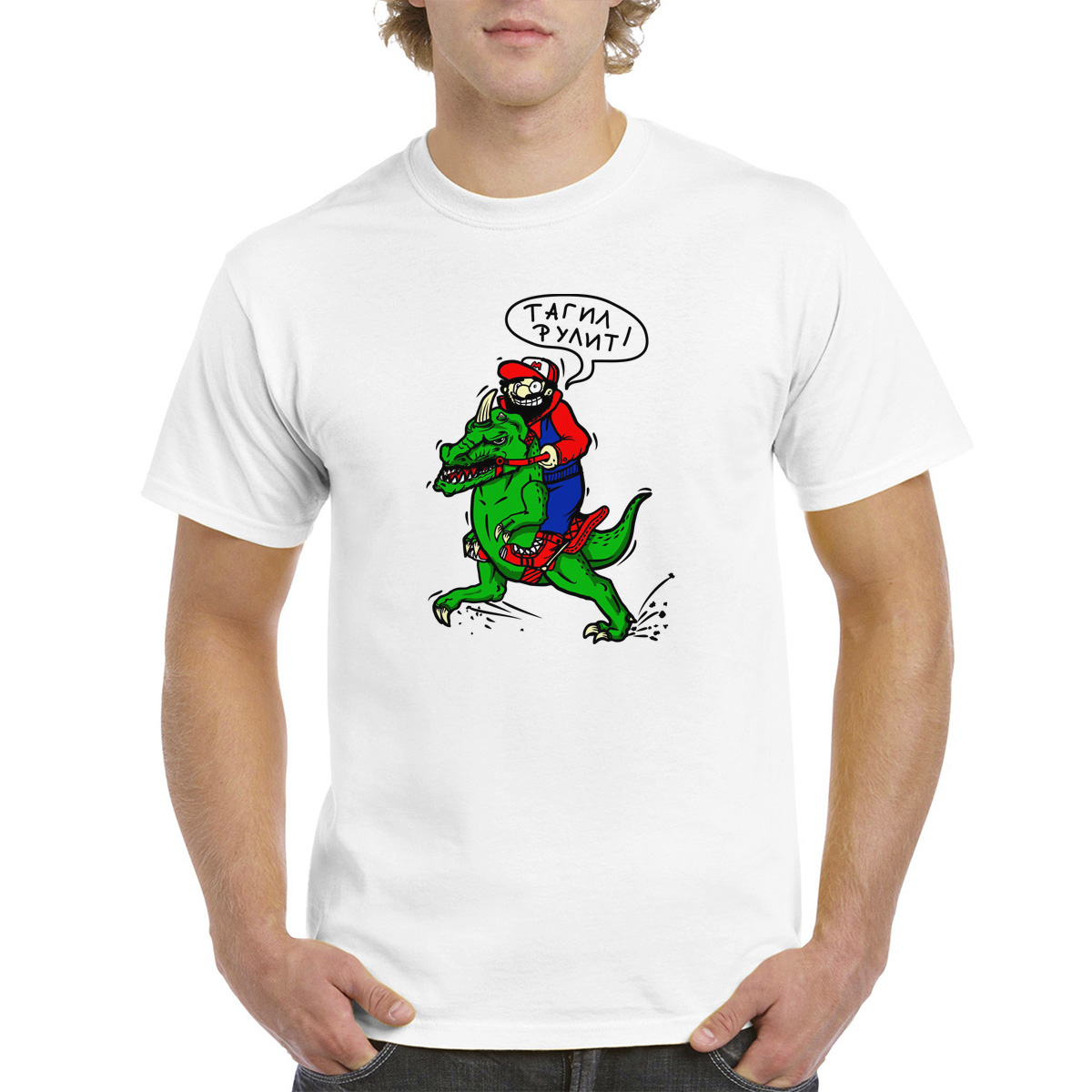

Футболка унисекс CoolPodarok M0151490 белая 54 RU, Белый, M0151490