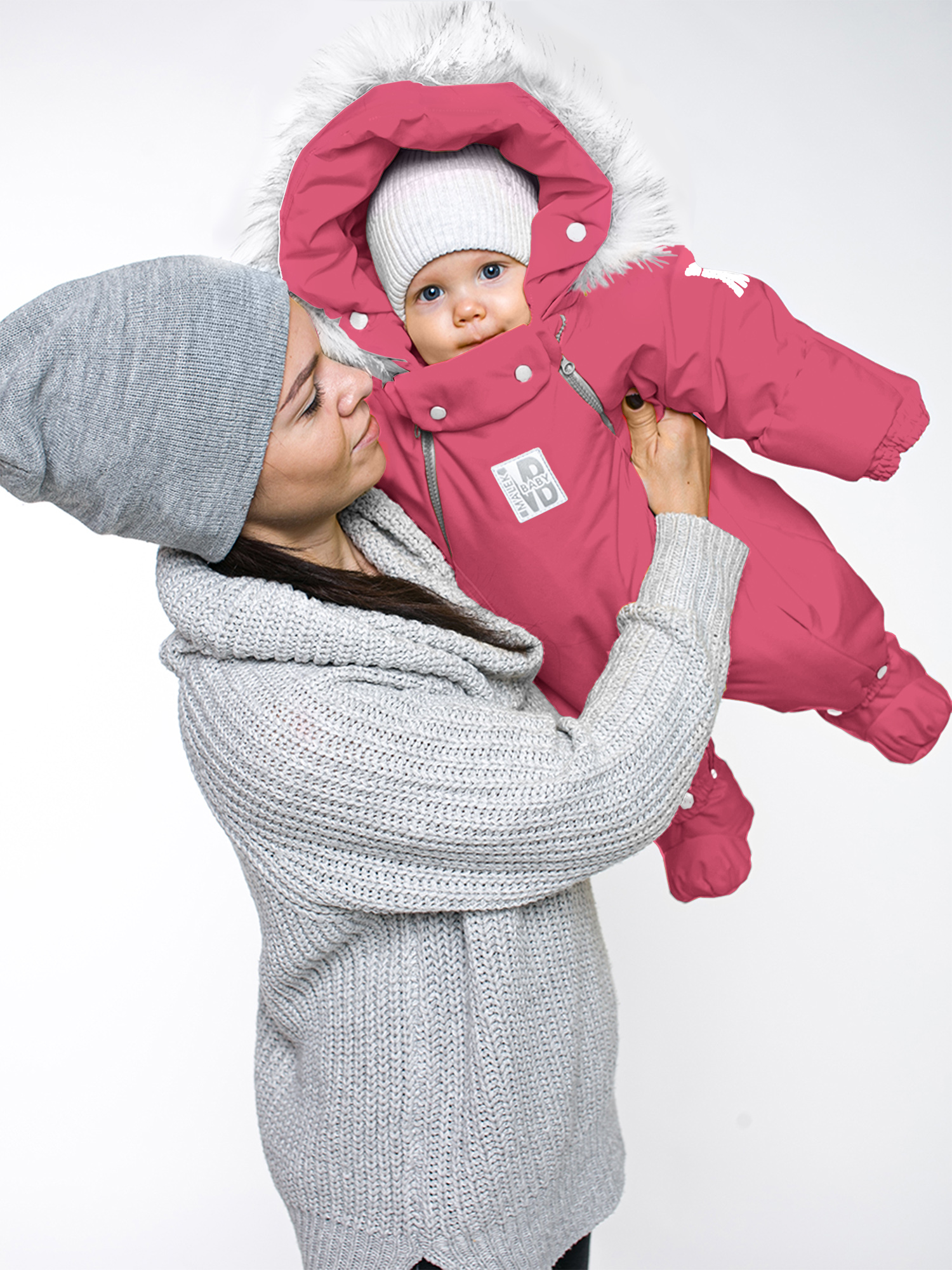 

Комбинезон-конверт MaLek BaBy 163ШМ/2, малиновый, 74, 163ШМ/2