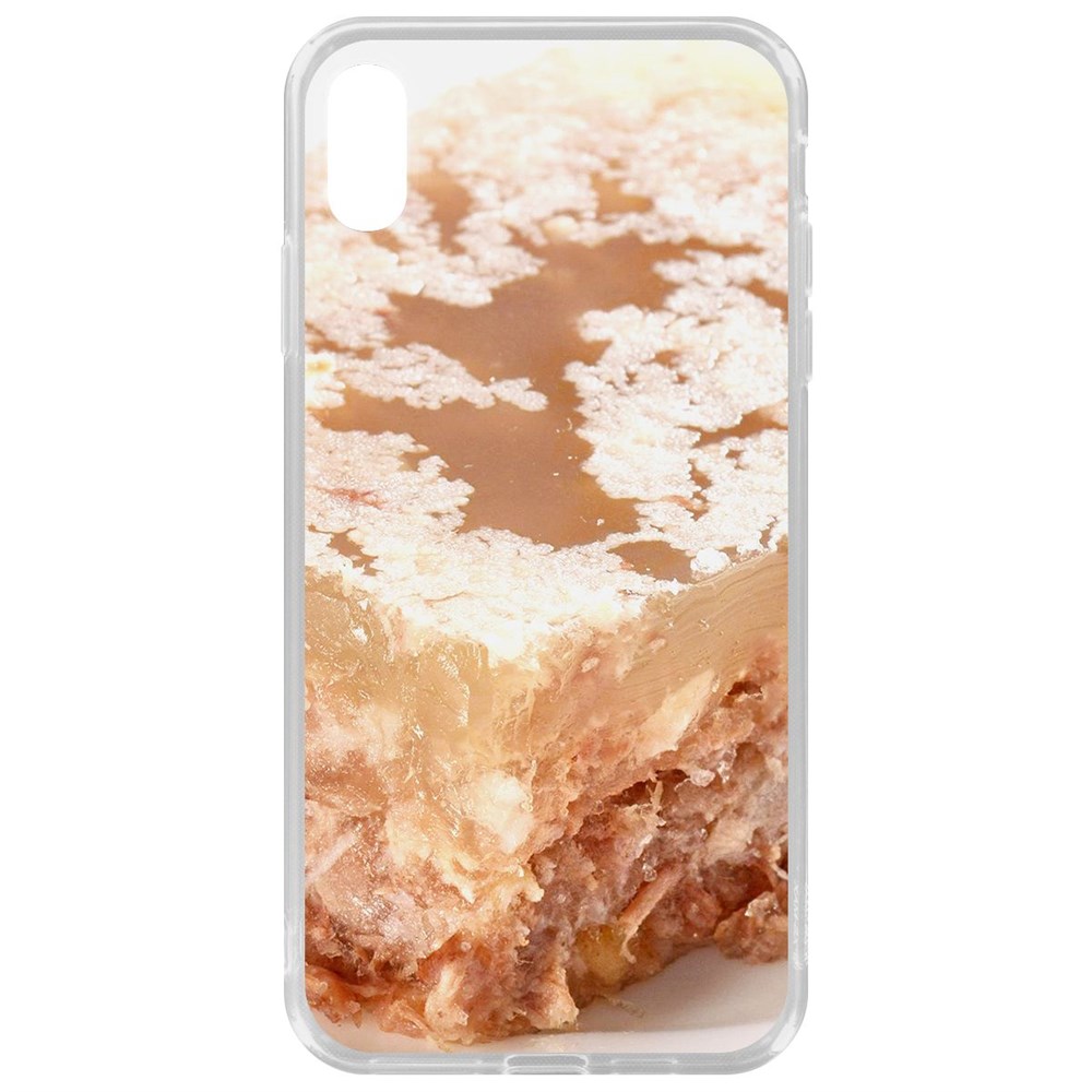 

Чехол-накладка Krutoff Clear Case Холодец для iPhone XS Max