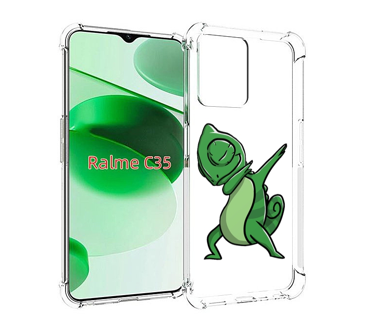 

Чехол MyPads крутой-хамелеон для Realme C35 / Narzo 50A Prime, Прозрачный, Tocco