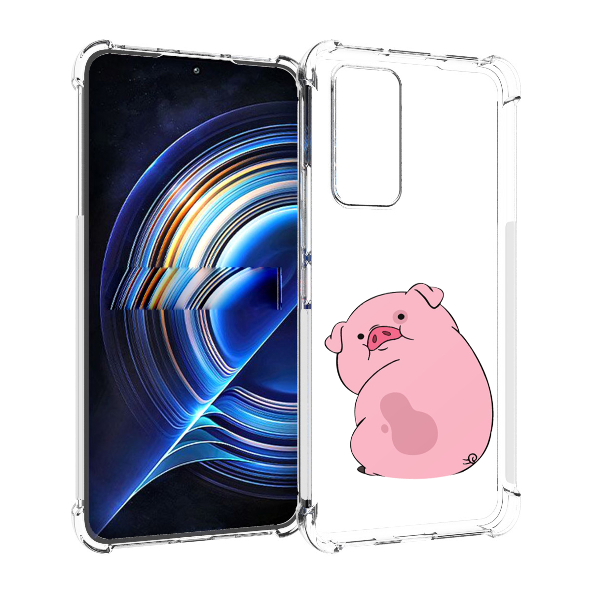

Чехол MyPads милый-поросенок детский для Tecno Camon 19 Neo, Прозрачный, Tocco