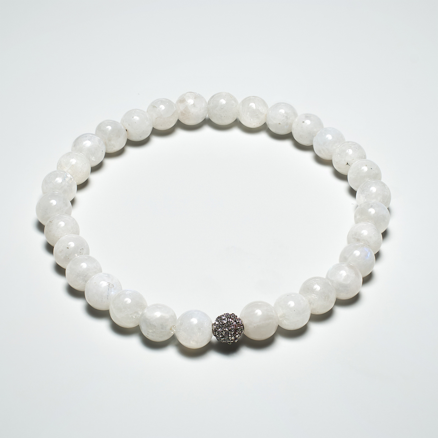 

Браслет из лунного камня р.18 Нефритовая сова 2342503118, 2342503118