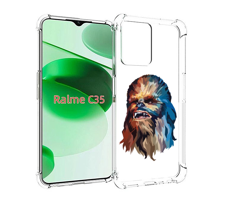 Чехол MyPads star wars звездные войны для Realme C35 / Narzo 50A Prime