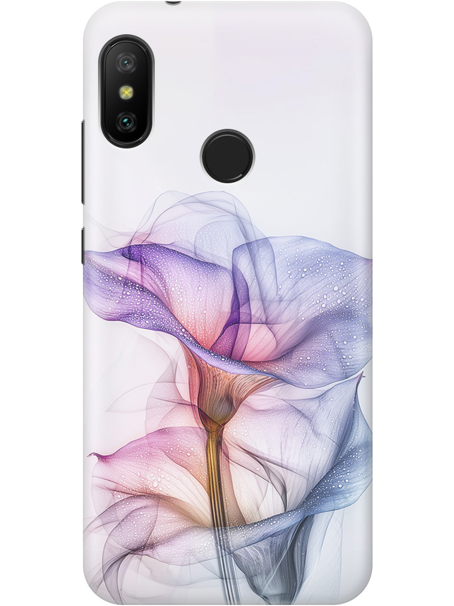 

Силиконовый чехол на Xiaomi Mi A2 Lite / Redmi 6 Pro с принтом "Прозрачные калы", Прозрачный;белый;серый;фиолетовый, 718586921