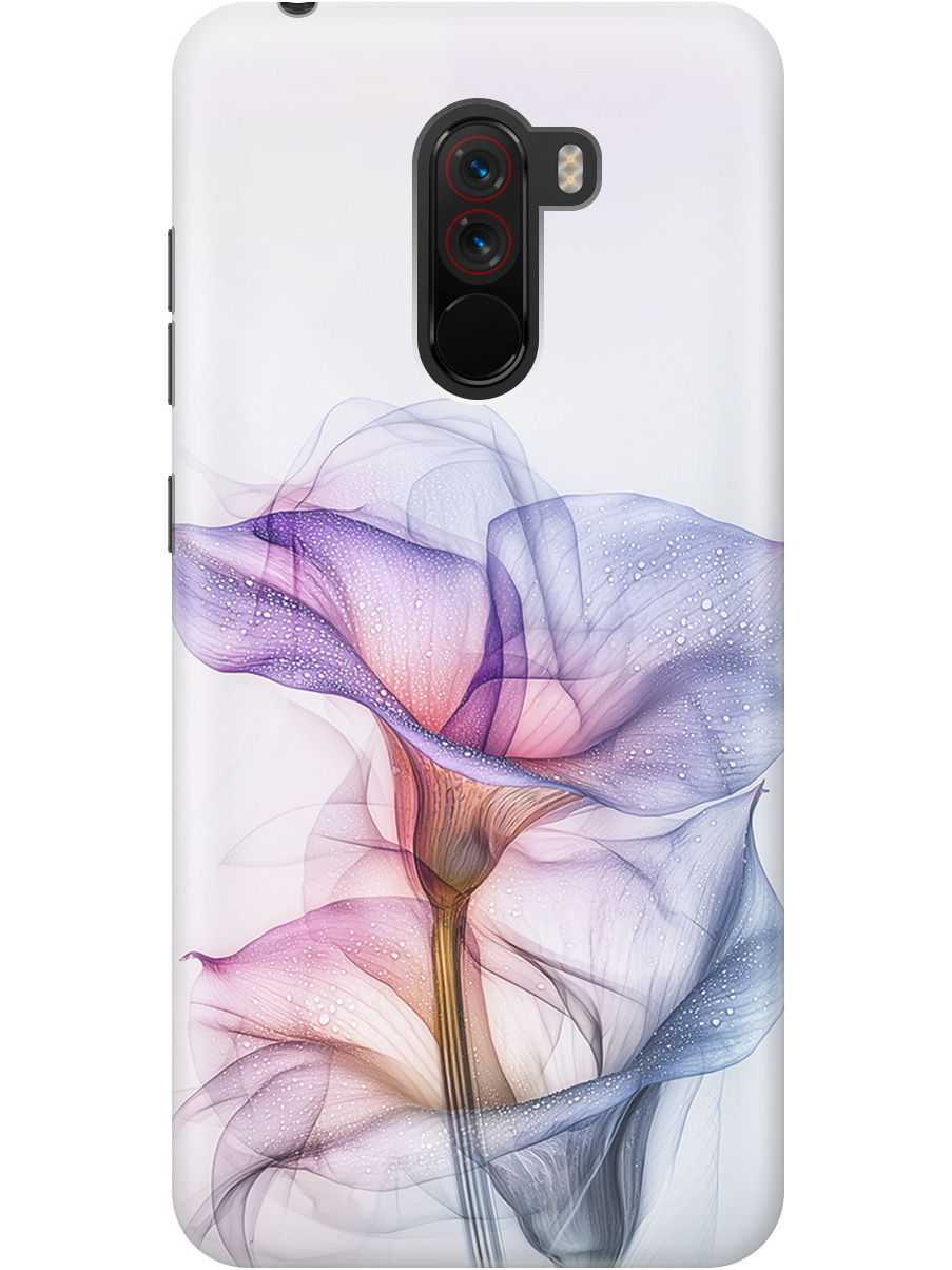 

Силиконовый чехол на Pocophone F1 с принтом "Прозрачные калы", Прозрачный;белый;серый;фиолетовый, 719373321
