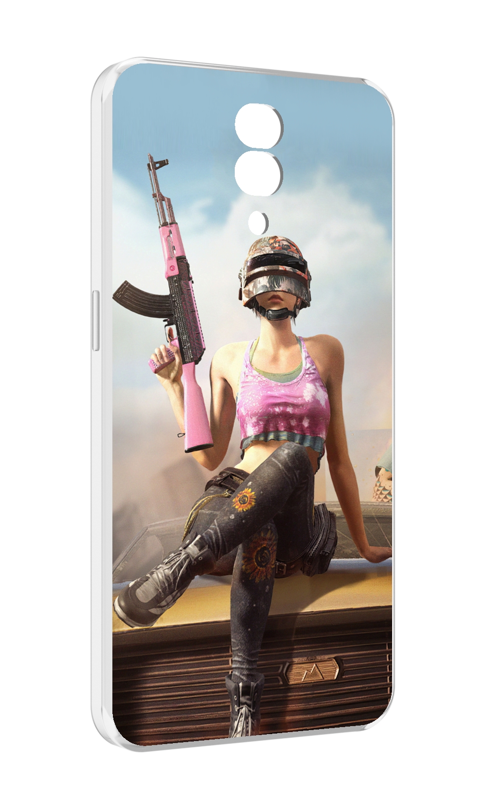 

Чехол MyPads девушка из PUBG для Blackview BV7200, Прозрачный, Tocco