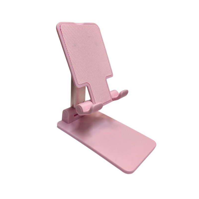 фото Держатель для телефона настольный folding phone (розовый) ёmart