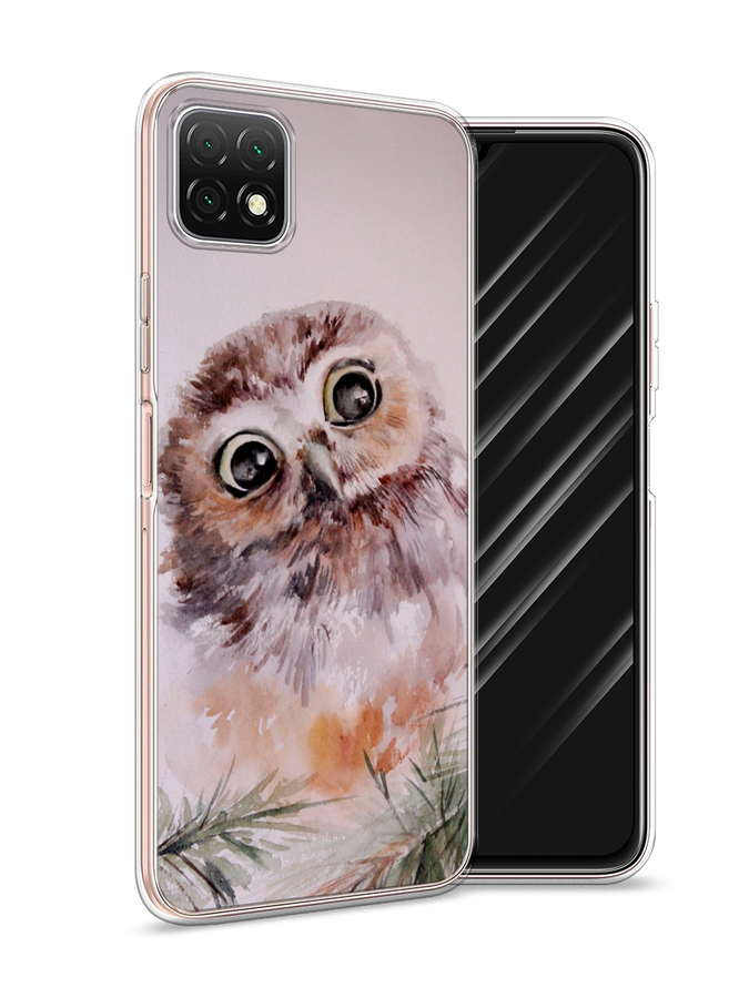 

Чехол Awog на Wiko T3 "Сова на розовом", Разноцветный