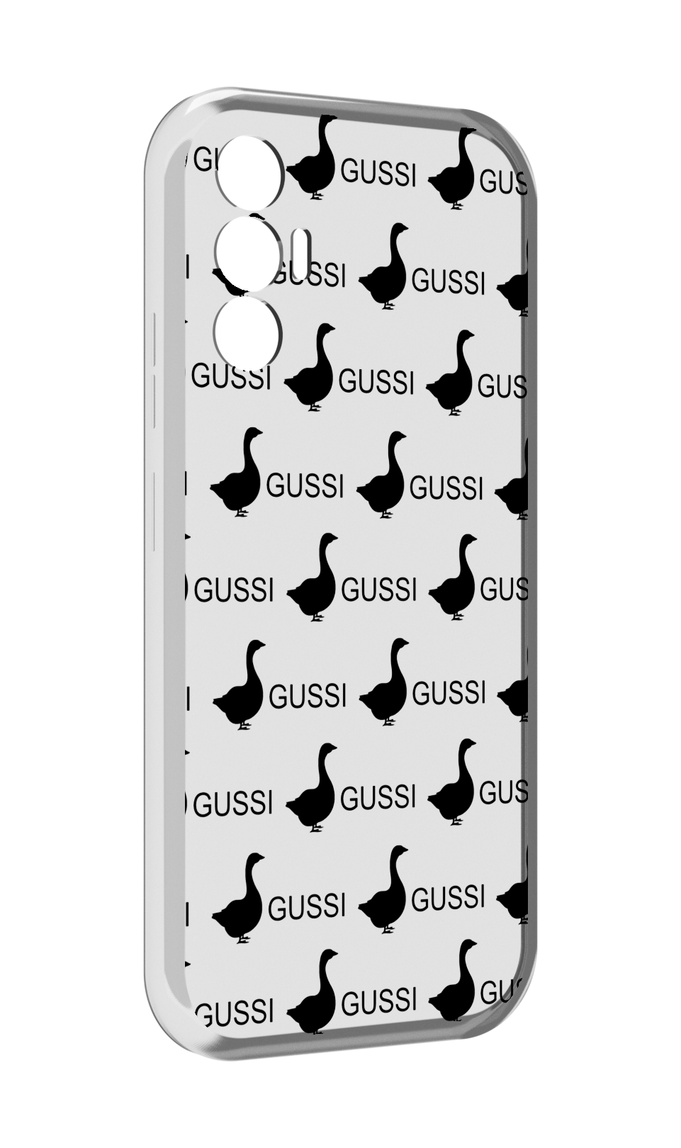 

Чехол MyPads GUSSI для Tecno Pova 3, Прозрачный, Tocco