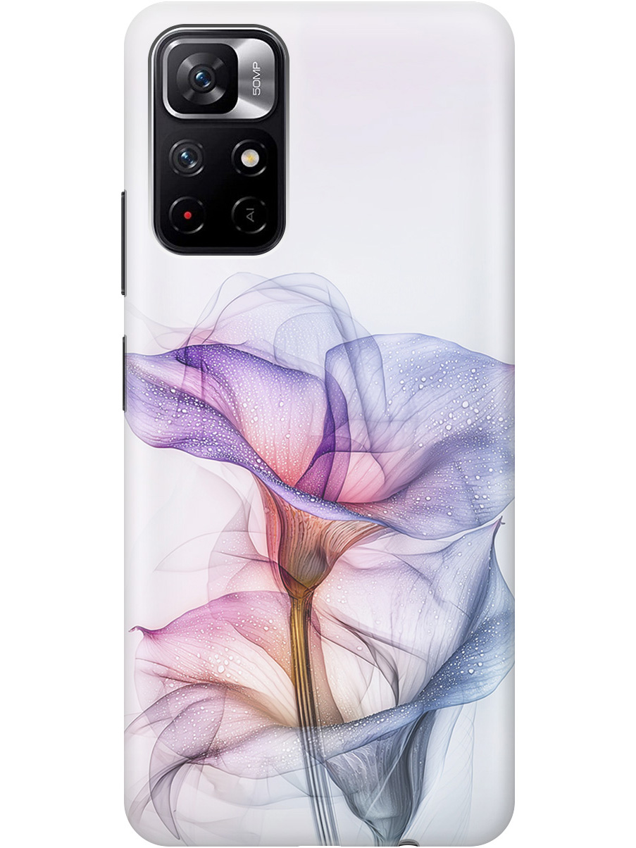 

Силиконовый чехол на Xiaomi Poco M4 Pro 5G с принтом "Прозрачные калы", Прозрачный;белый;серый;фиолетовый, 734580721