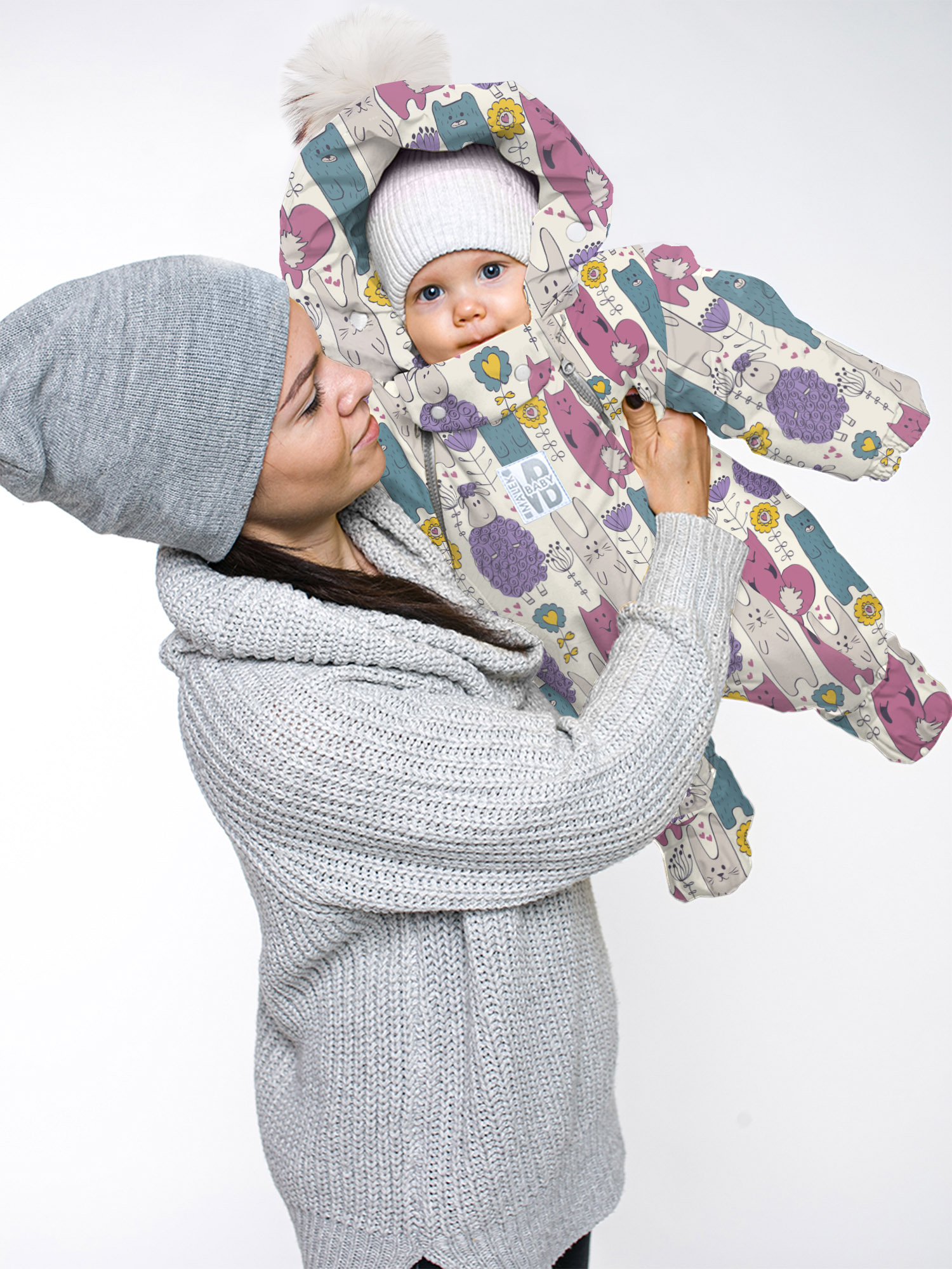 

Комбинезон-конверт MaLek BaBy 163ШМ/1, белый, 68, 163ШМ/1