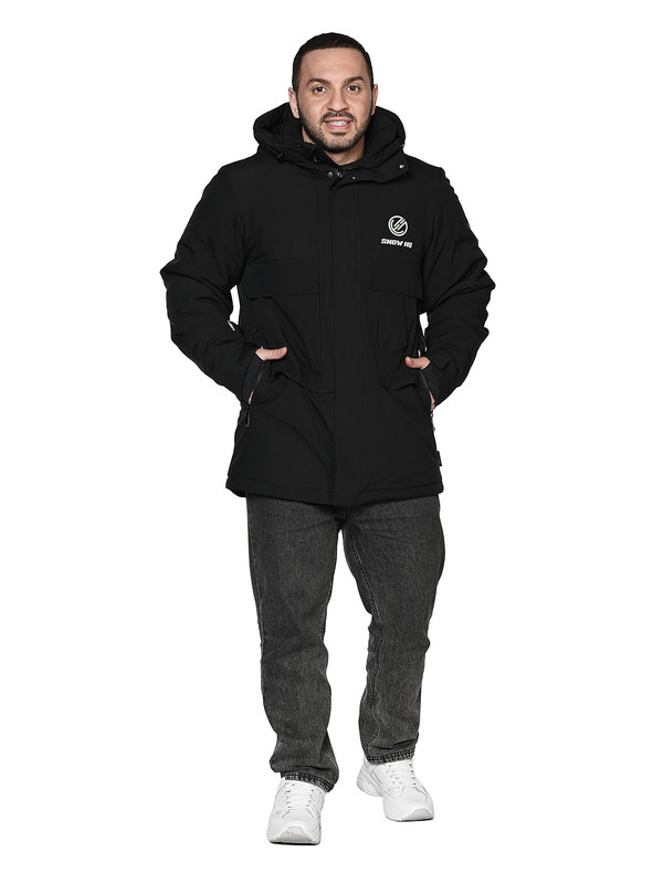 

Куртка мужская SNOW HEADQUARTER A-8977 черная XXL, Черный, A-8977