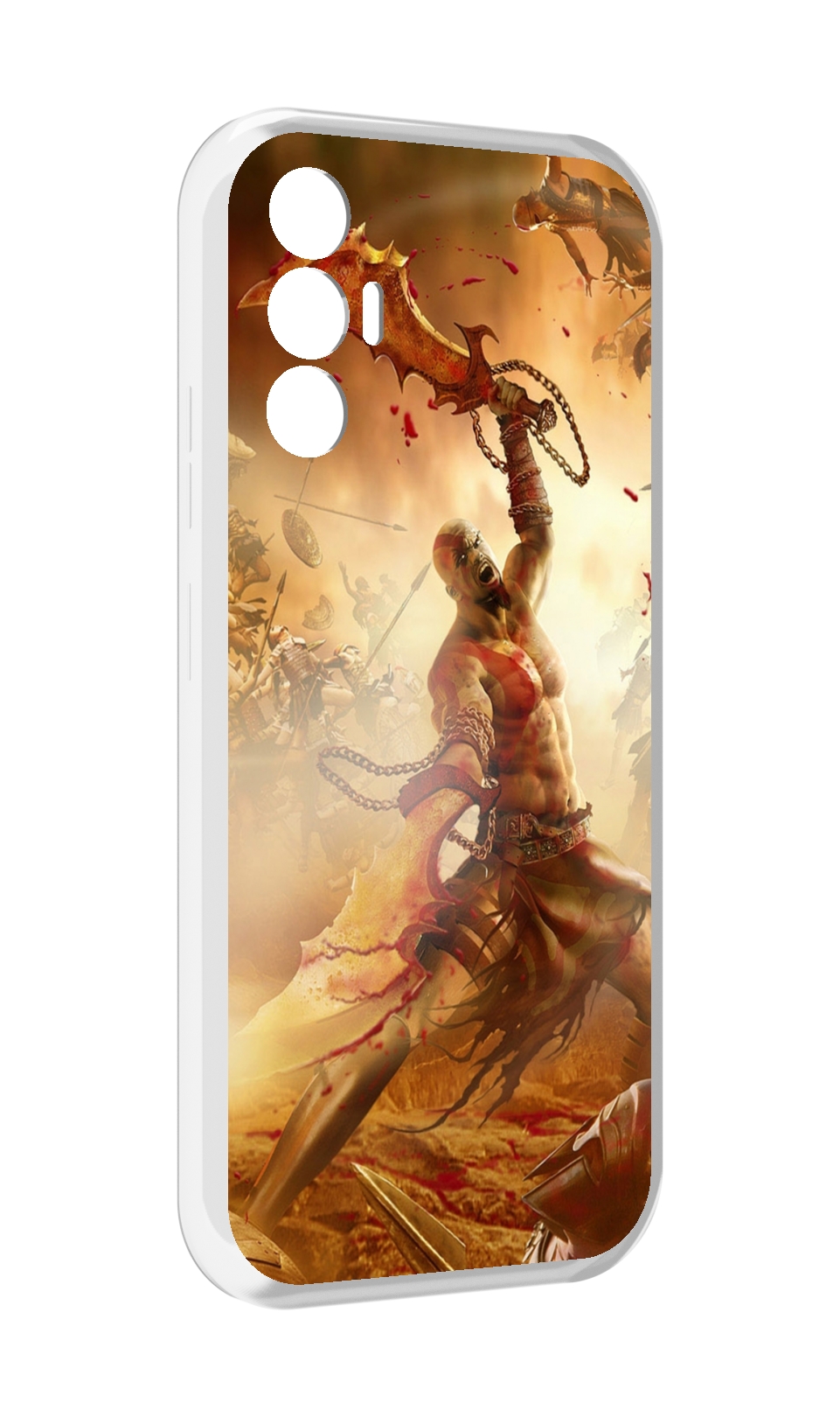 

Чехол MyPads God Of War III для Tecno Pova 3, Прозрачный, Tocco