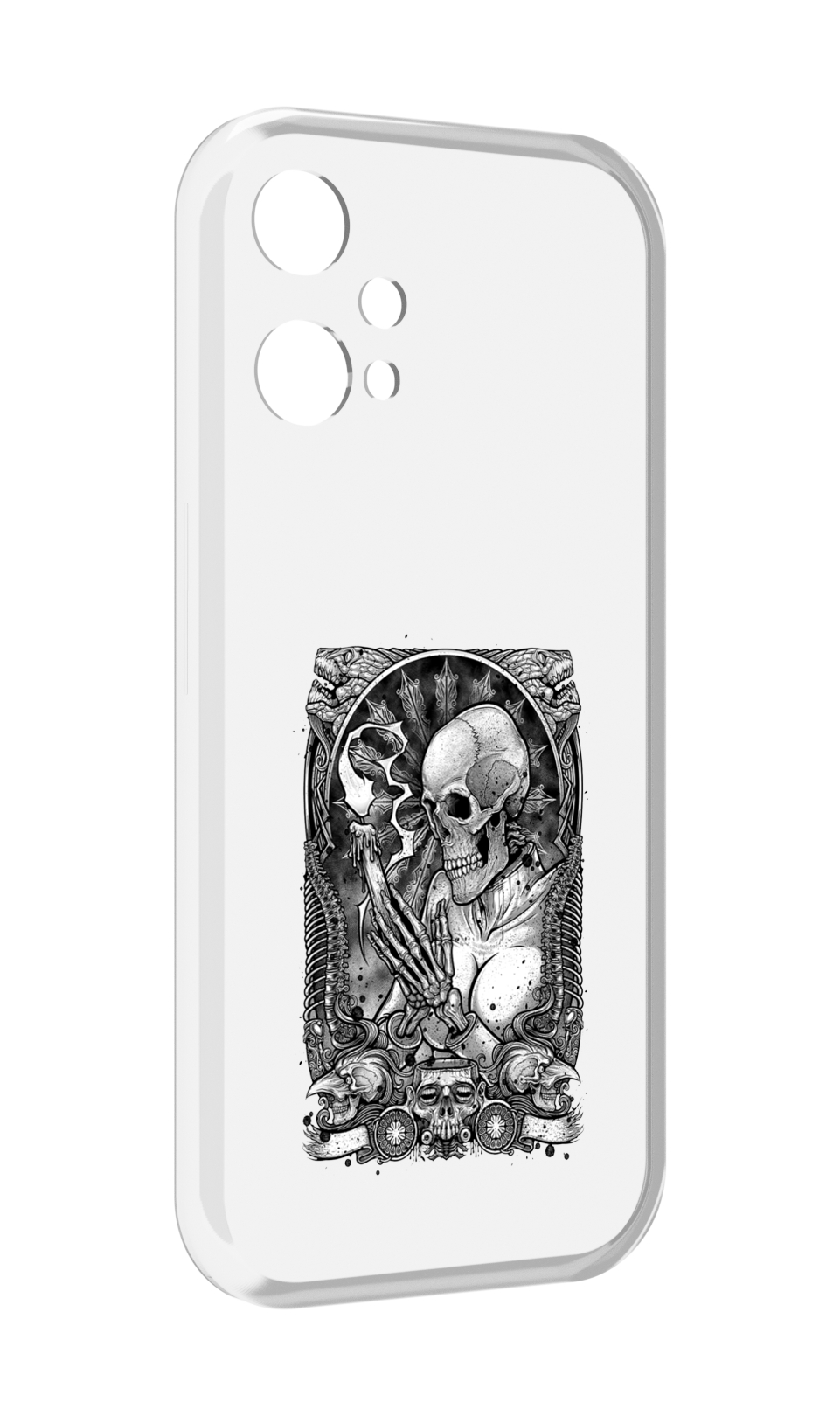 

Чехол MyPads девушка скелет для OnePlus Nord CE 2 Lite 5G, Прозрачный, Tocco