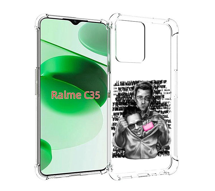 

Чехол MyPads бойцовский клуб для Realme C35 / Narzo 50A Prime, Прозрачный, Tocco