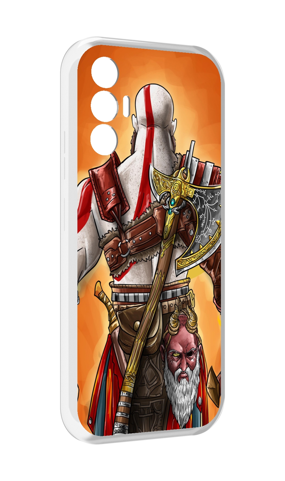 

Чехол MyPads God of War для Tecno Pova 3, Прозрачный, Tocco