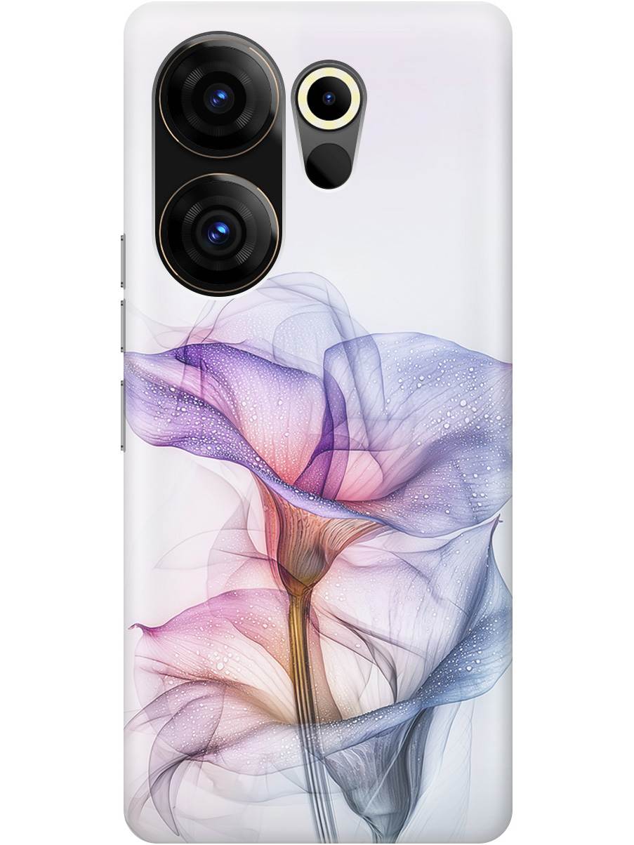 

Силиконовый чехол на Tecno Camon 20 Premier 5g с принтом "Прозрачные калы", Прозрачный;белый;серый;фиолетовый, 772567821