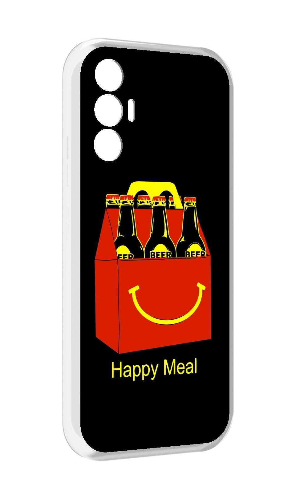 

Чехол MyPads Happy Meal для Tecno Pova 3, Прозрачный, Tocco