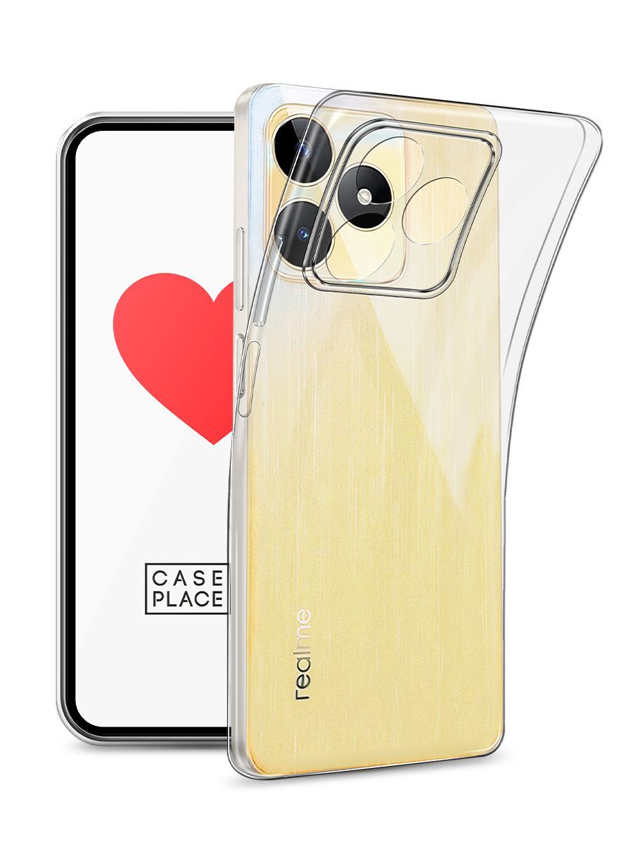 

Чехол на Realme C53 прозрачный, 2514650-6
