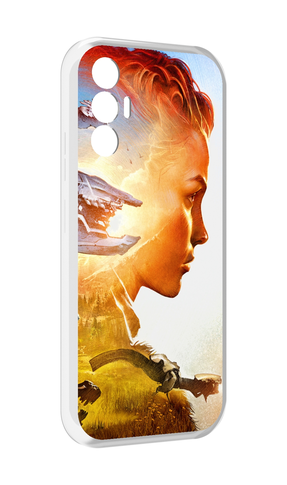 

Чехол MyPads Horizon Zero Dawn art для Tecno Pova 3, Прозрачный, Tocco