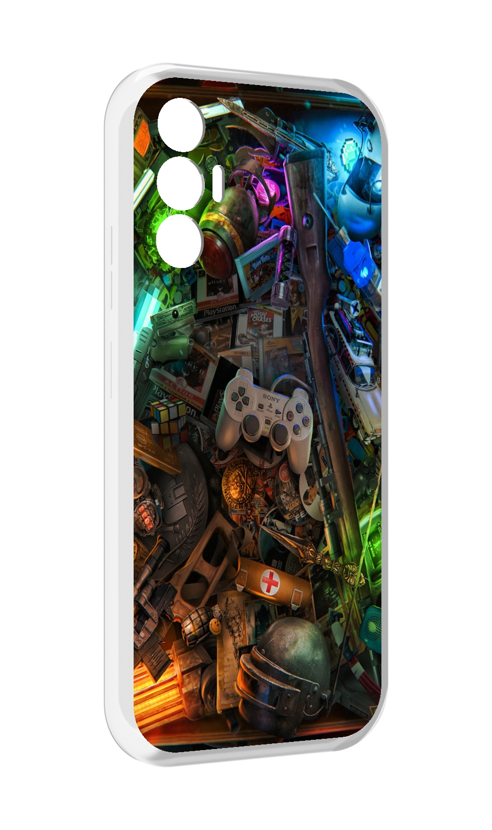

Чехол MyPads JlaMBcPa6eM для Tecno Pova 3, Прозрачный, Tocco