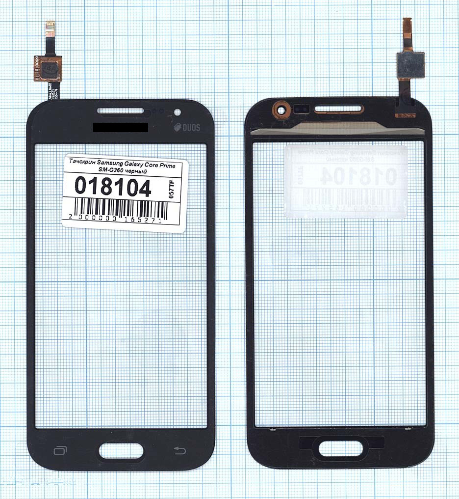 

Сенсорное стекло (тачскрин) для Samsung Galaxy Core Prime SM-G360 черное, Черный, для Samsung Galaxy Core Prime SM-G360