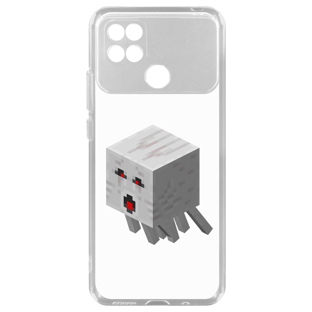 

Чехол-накладка Minecraft-Гаст для Xiaomi Poco C40, Прозрачный