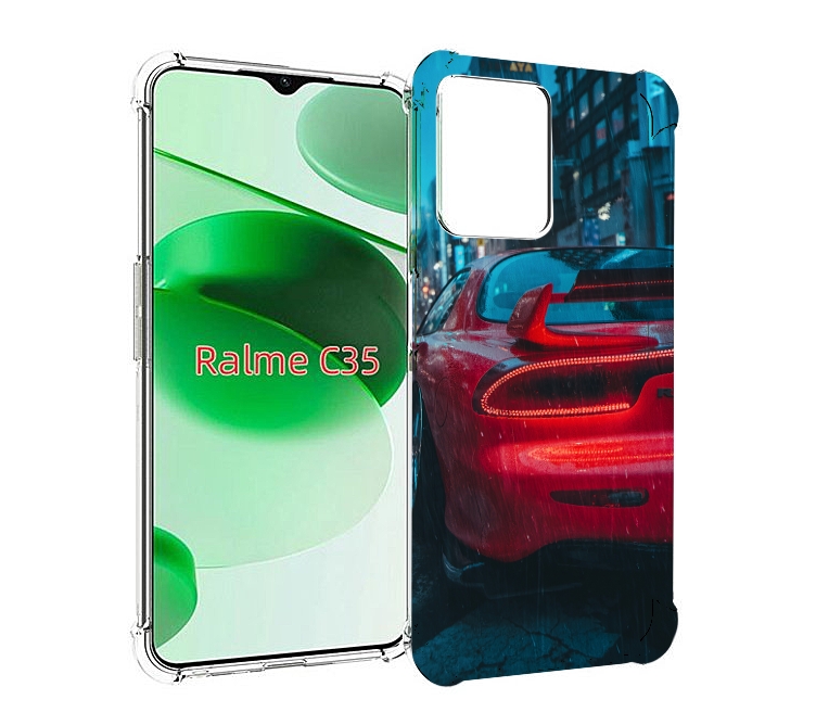 

Чехол MyPads мазда-рх7 для Realme C35 / Narzo 50A Prime, Прозрачный, Tocco