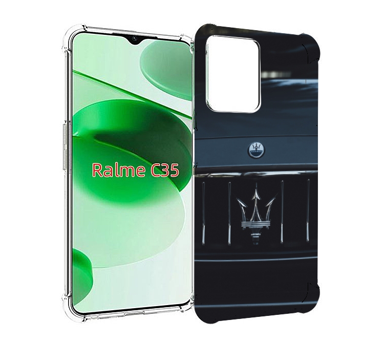 

Чехол MyPads maserati 2 для Realme C35 / Narzo 50A Prime, Прозрачный, Tocco