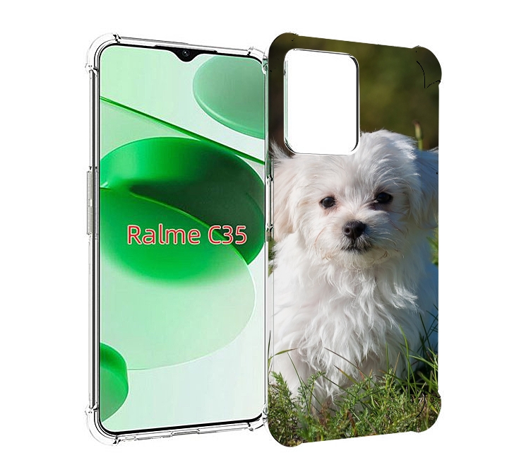 

Чехол MyPads мальтииская-болонка для Realme C35 / Narzo 50A Prime, Прозрачный, Tocco