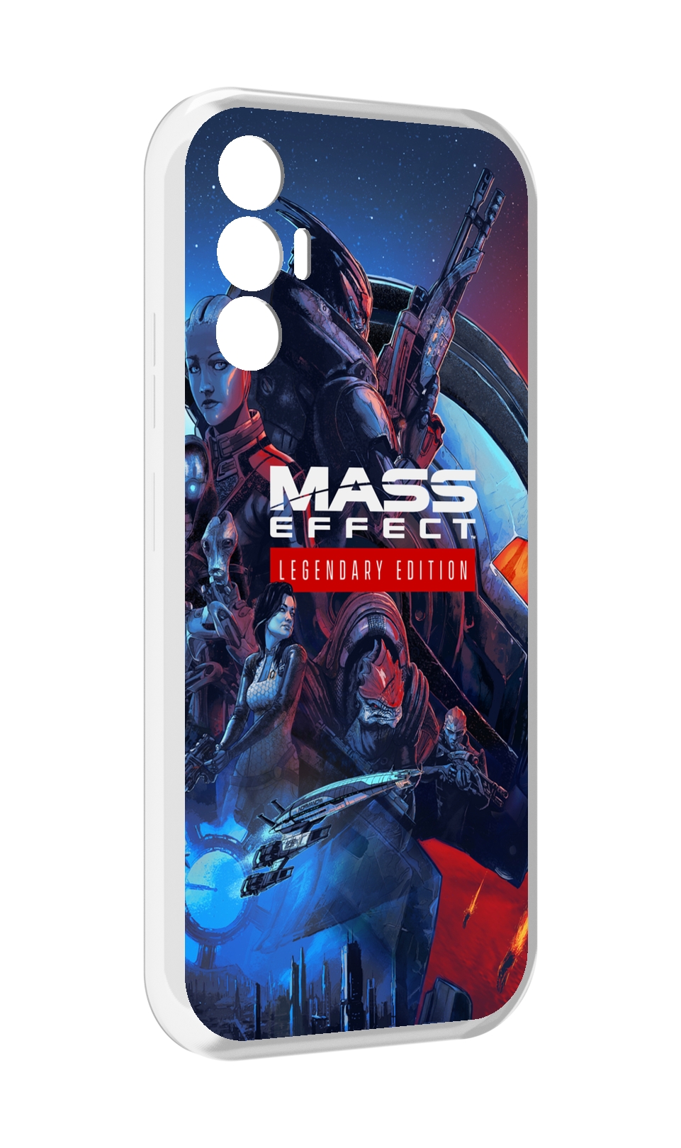 

Чехол Mypads Mass Effect Legendary Edition Для Tecno Pova 3, Прозрачный, Tocco