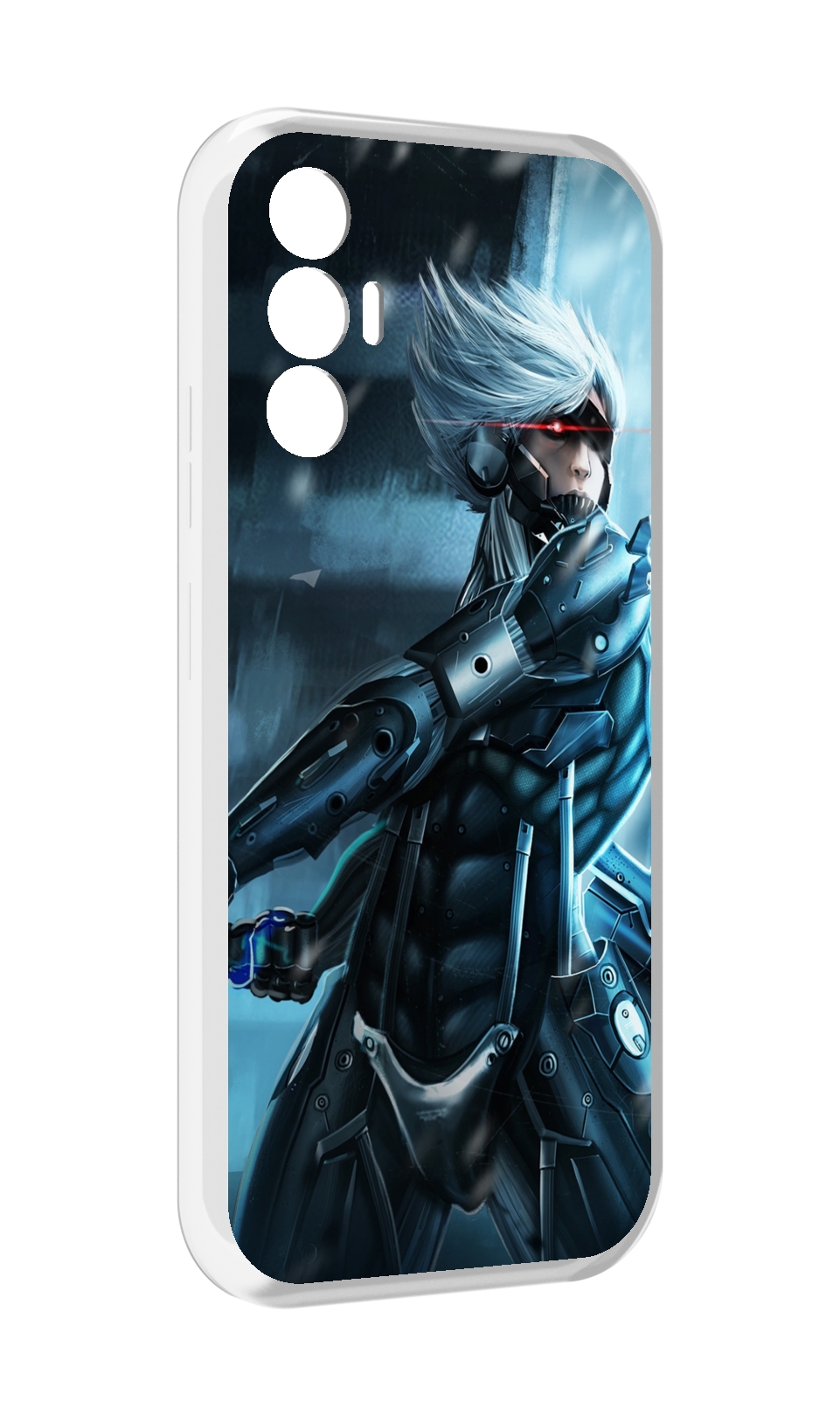 

Чехол MyPads Metal Gear Rising Revengeance для Tecno Pova 3, Прозрачный, Tocco