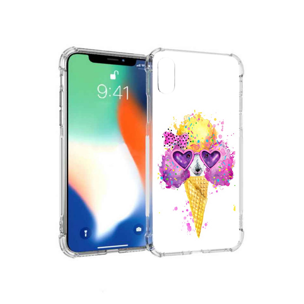 

Чехол MyPads Tocco для Apple iPhone XS Max Рожок (PT117540.614.146), Прозрачный, Tocco