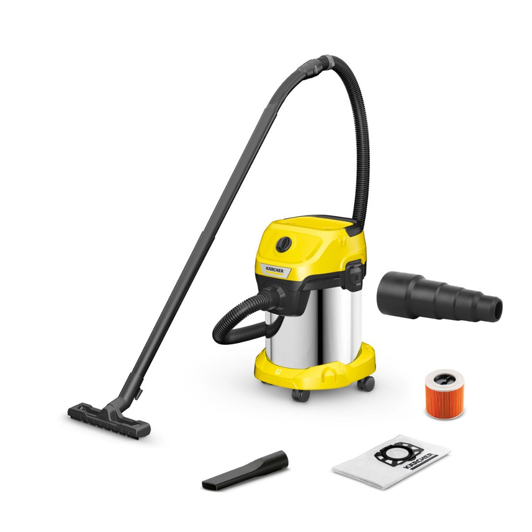 Пылесос Karcher WD 3 S V-17/4/20 1.628-135-3 + переходник для электроинструмента 23-50мм