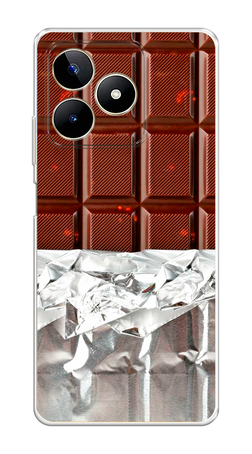 

Чехол на Realme C53 "Шоколад в обертке", Коричневый, 2514650-6