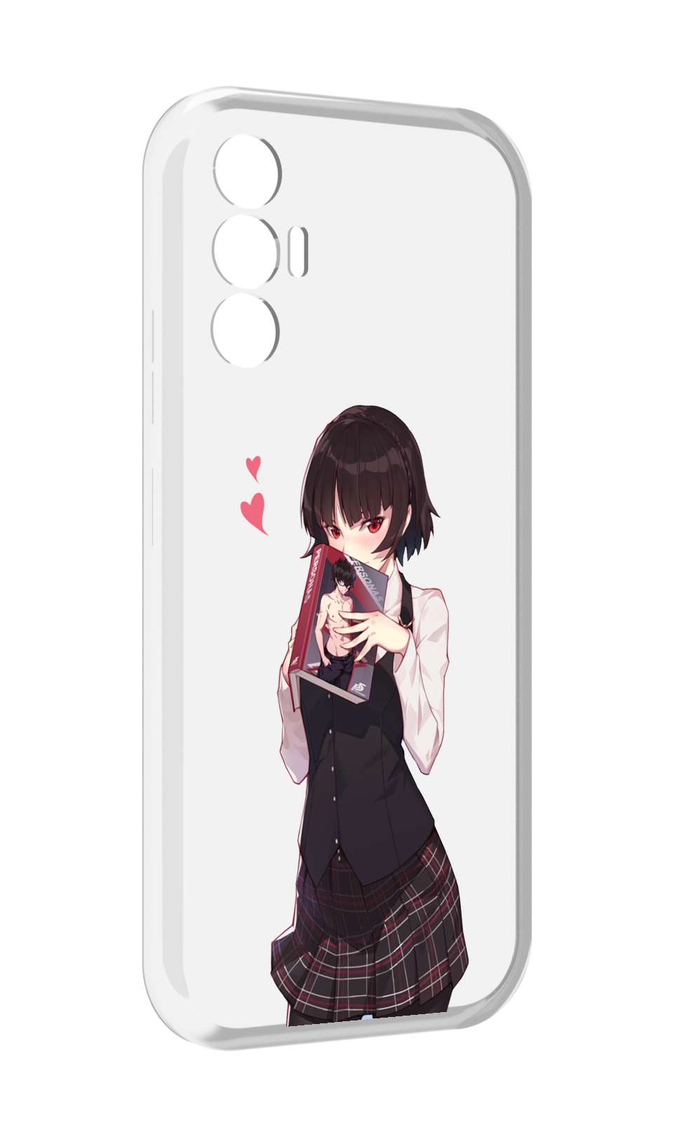 

Чехол Mypads Persona 5 - Makoto Niijima Для Tecno Pova 3, Прозрачный, Tocco