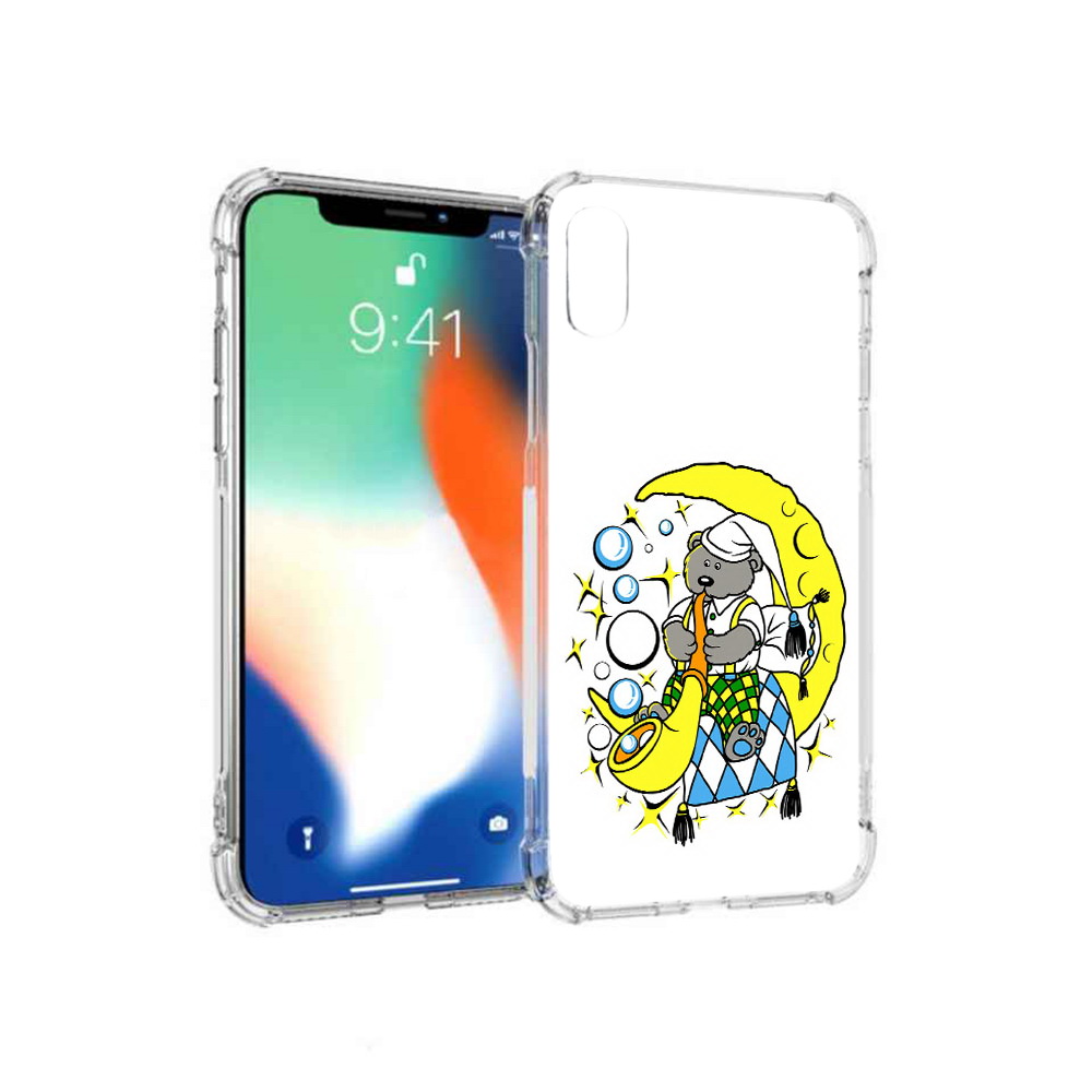 

Чехол MyPads Tocco для Apple iPhone XS Max Сырная луна (PT117540.614.167), Прозрачный, Tocco