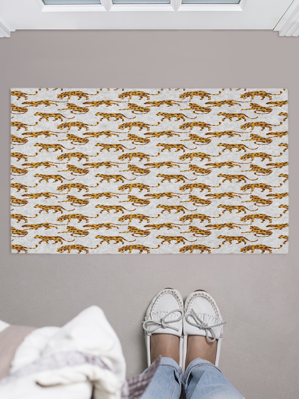 

Придверный коврик в прихожую для обуви, на резиновой основе, 75x45 см door_74468 JoyArty