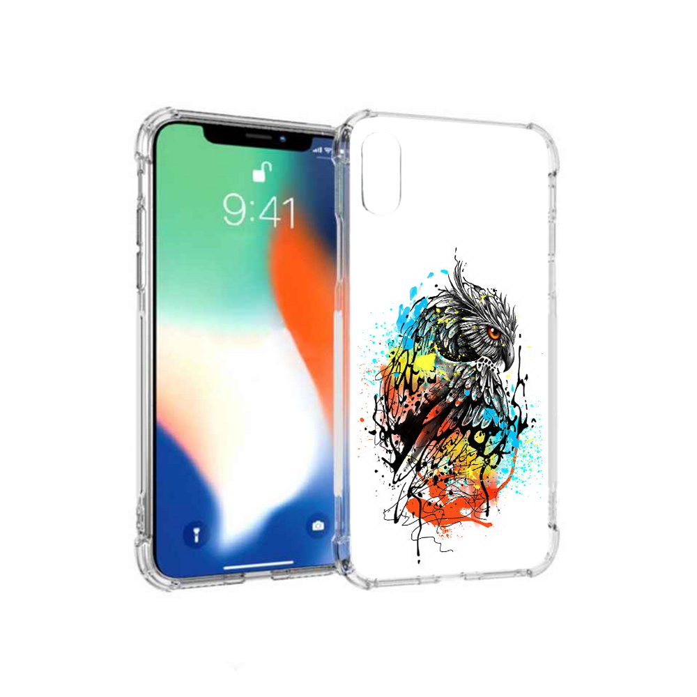 

Чехол MyPads Tocco для Apple iPhone XS Max Творческая сова (PT117540.614.170), Прозрачный, Tocco